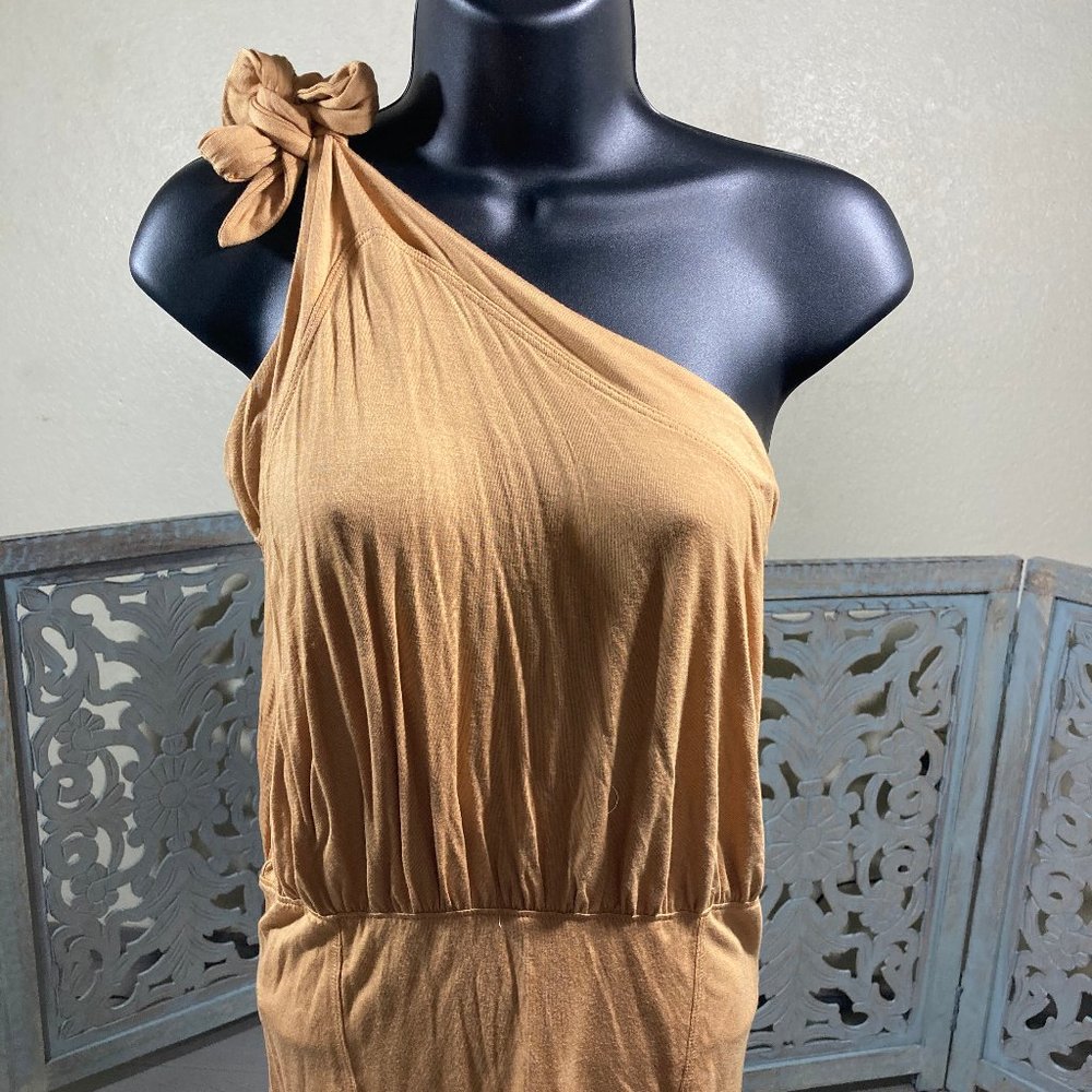 One Shoulder Pullover Top with Shoulder Tie